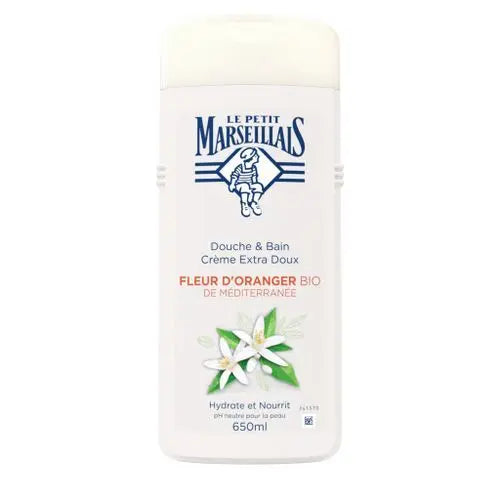 LE PETIT MARSEILLAIS DOUCHE ET BAIN FLEUR D'ORANGER BIO 650ML Le Petit Marseillais