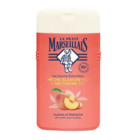 LE PETIT MARSEILLAIS GEL DOUCHE PÊCHE BLANCHE BIO & NECTARINE BIO 650ML Le Petit Marseillais
