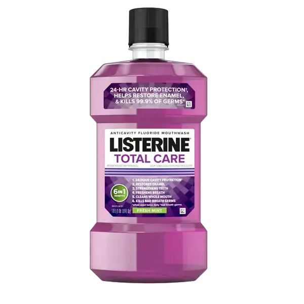 LISTERINE TOTAL CARE  Anticavity Fluoride Mouthwash FRESH MINT LISTERINE