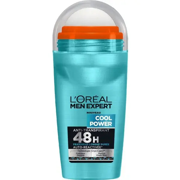 L’ORÉAL MEN EXPERT – DÉODORANT BILLE POUR HOMME – COOL POWER – 50 ML L'oréal professionnel
