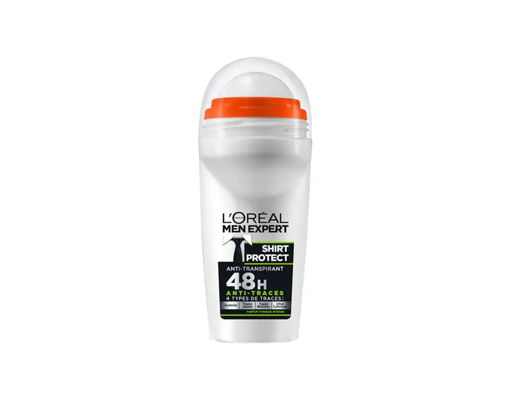 L’ORÉAL MEN EXPERT – DÉODORANT BILLE POUR HOMME – SHIRT PROTECT ANTI-TRACES – 50 ML L'oréal professionnel