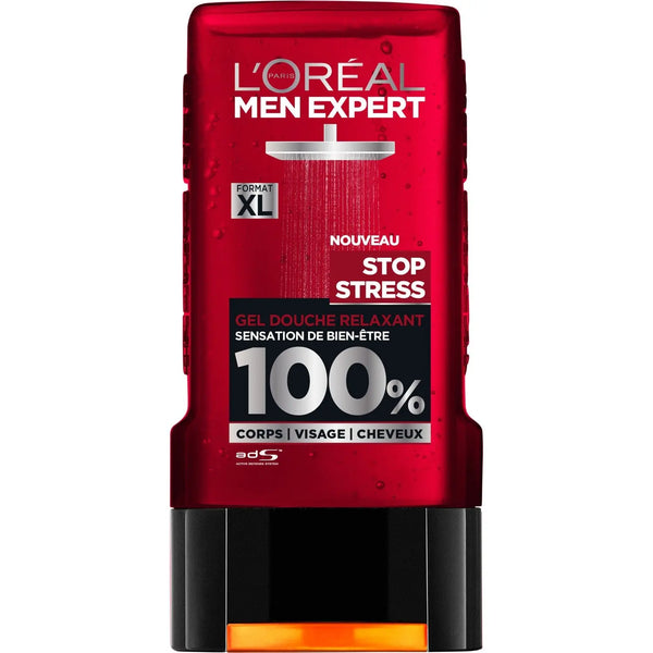 L’ORÉAL MEN EXPERT – GEL DOUCHE POUR HOMME – STOP STRESS RELAXANT SENSATION BIEN ÊTRE – 300 ML L'oréal professionnel