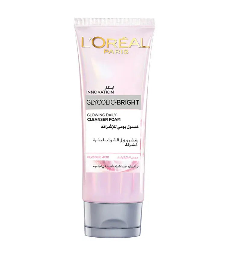 L’ORÉAL PARIS - GEL NETTOYANT MOUSSANT GLYCOLIC BRIGHT – 100 ML L'oréal