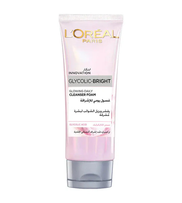 L’ORÉAL PARIS - GEL NETTOYANT MOUSSANT GLYCOLIC BRIGHT – 100 ML L'oréal