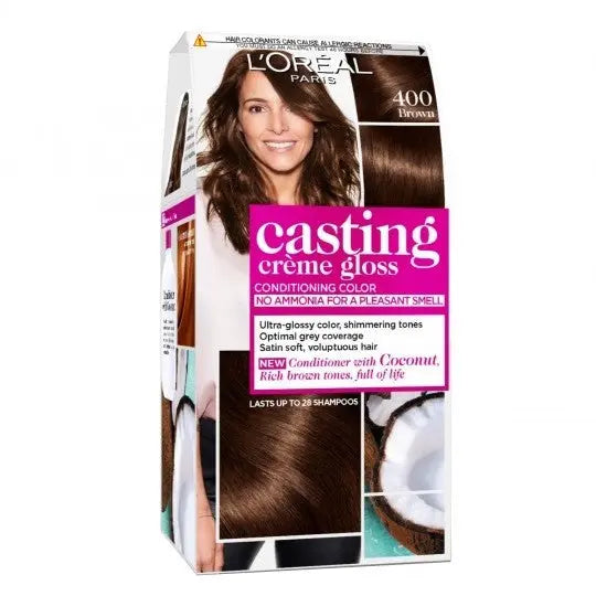 L'Oréal Paris Casting Crème Gloss Kit de Coloration 400 - Châtain Craquant L'oréal professionnel