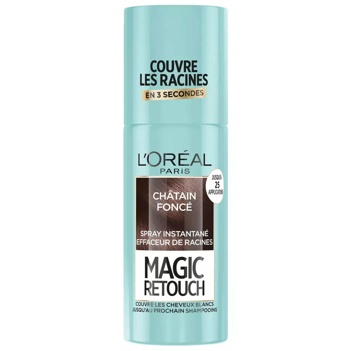 L'Oréal Paris Spray Instantané Correcteur de Racines & Cheveux Blancs, Magic Retouch, Châtain Foncé, 75 ml L'oréal professionnel