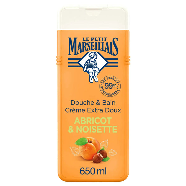 Le Petit Marseillais Douche & Bain Crème Extra Doux Abricot & Noisette 650ml Le Petit Marseillais