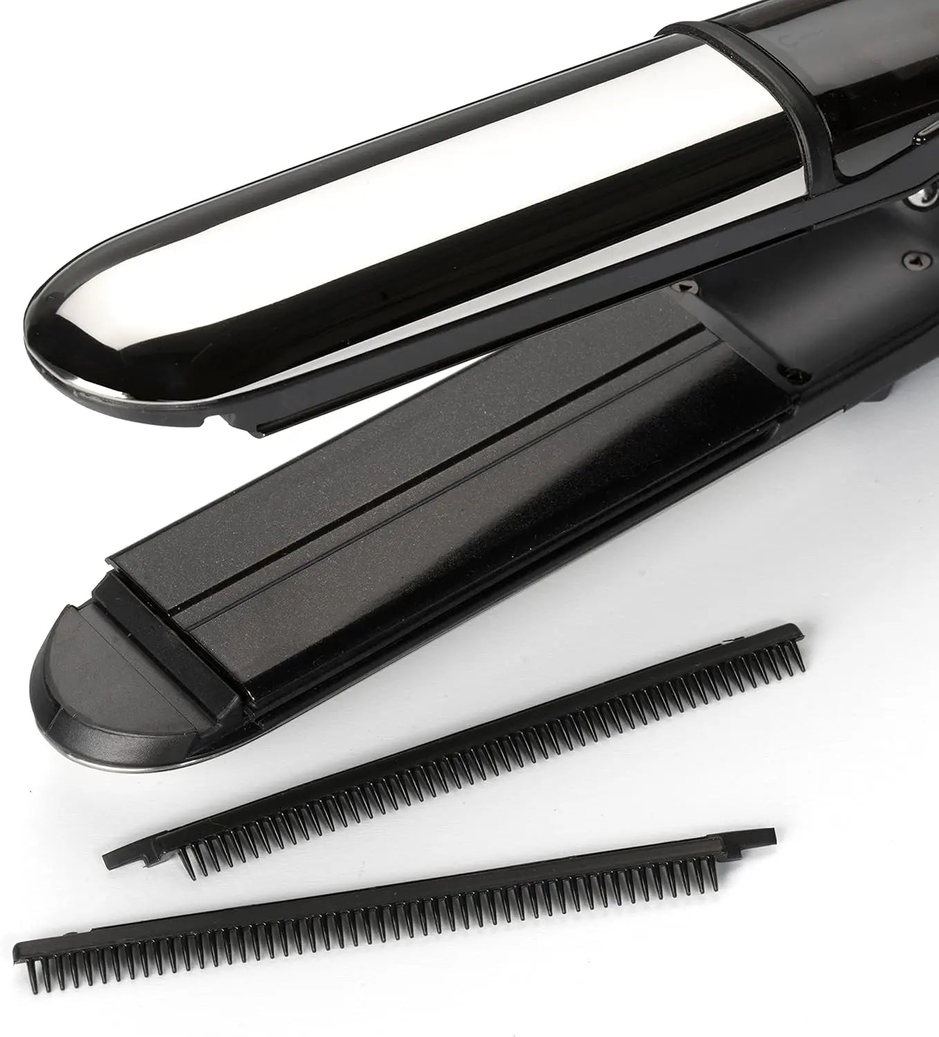 Lisseur vapeur 2 en 1, revetement en diamond céramique, 5 températures ST496E Babyliss Paris