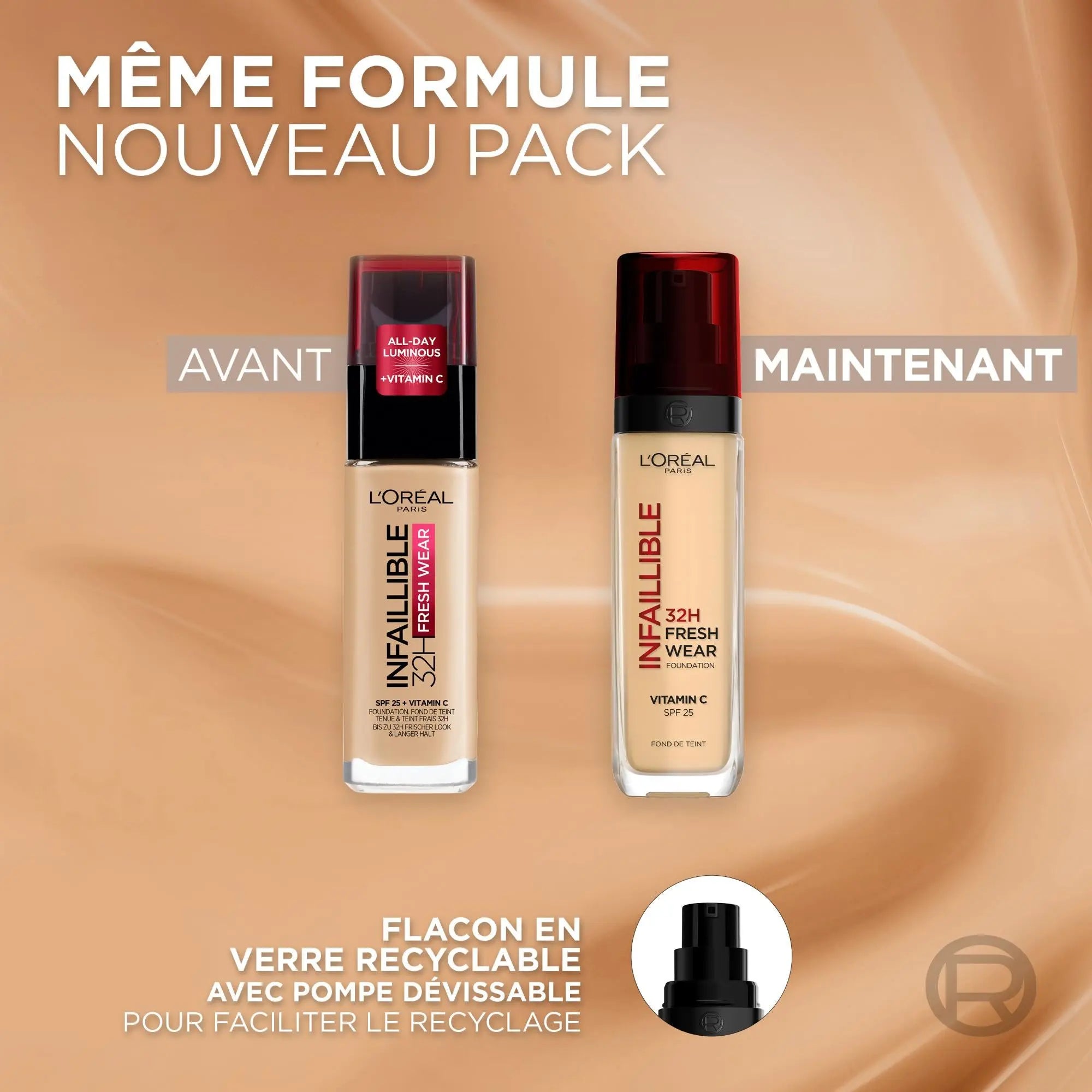 Loreal Paris - Infiaillible 32h Fresh Wear Foundation - 140: Beige Doré L'oréal professionnel
