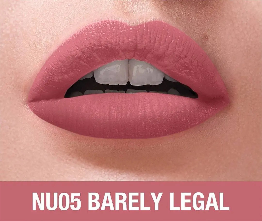 MAYBELLINE - SENSATIONAL LIQUID MATTE 05 BARELY LEGAL Maybelline