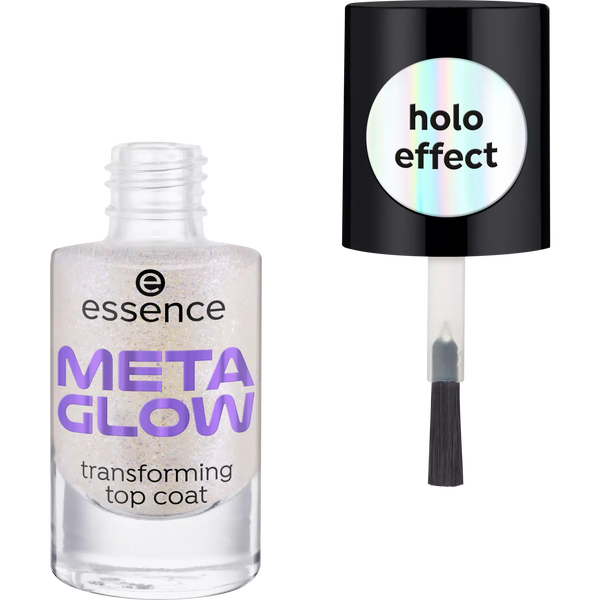 META GLOW transforming top coat essence