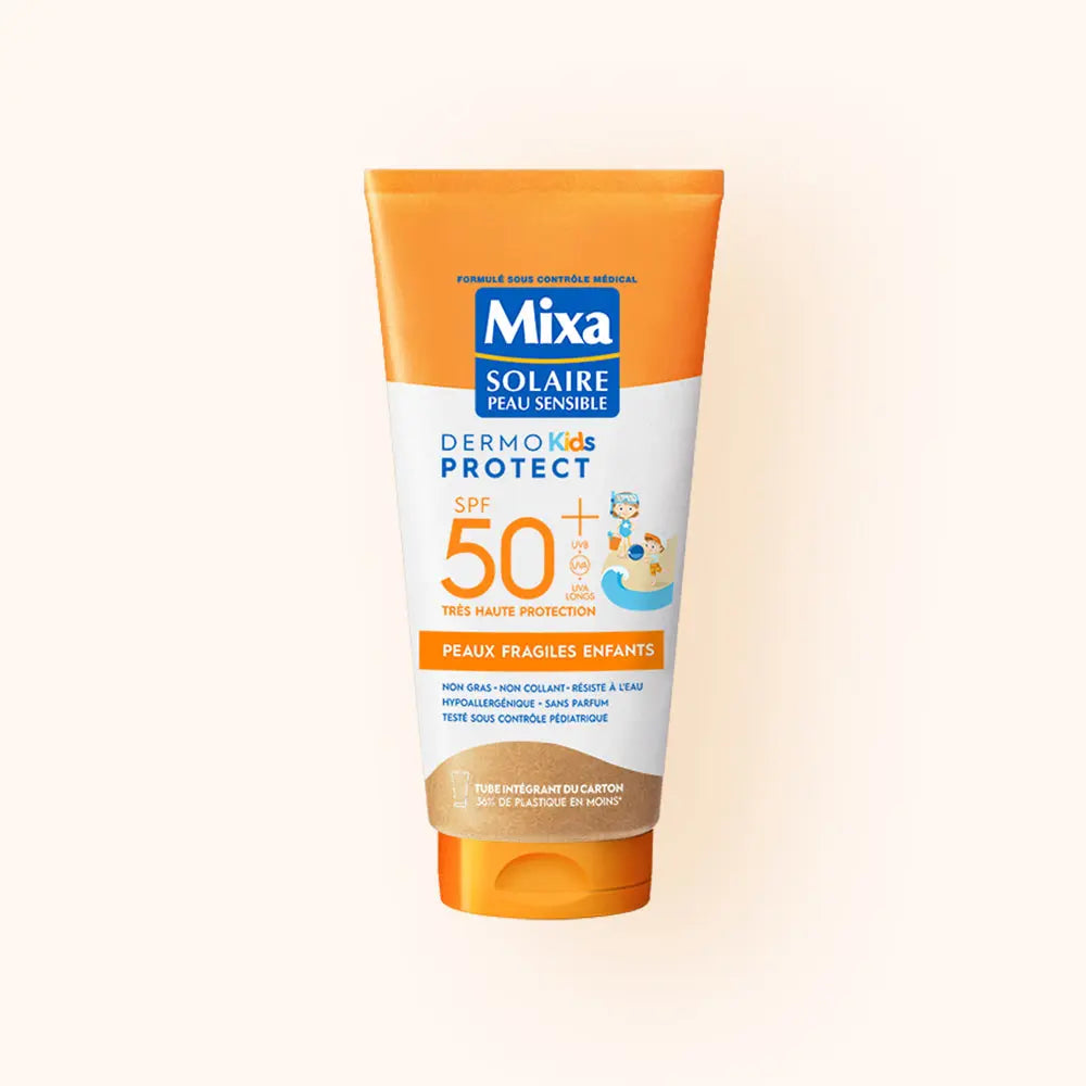 MIXA LAIT SOLAIRE PEAUX FRAGILES ENFANTS SPF50+ Mixa expert