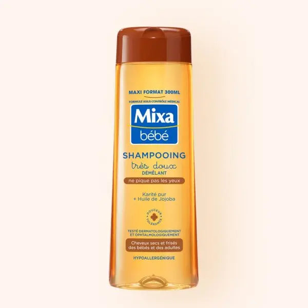 MIXA SHAMPOOING DÉMÊLANT TRÈS DOUX KARITÉ 300ML Mixa bébé