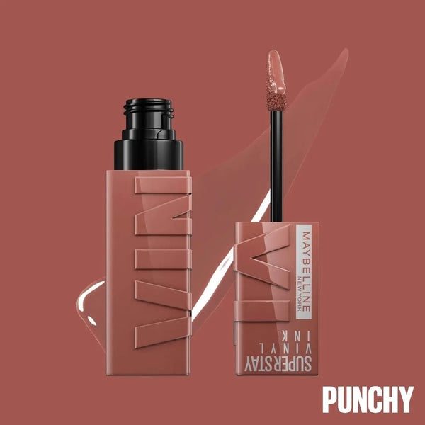 Maybelline New York Super Stay Vinyl Ink Lipstick 120 Punchy Maybelline
