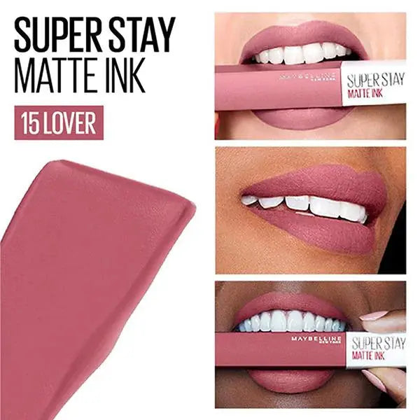 Maybelline New York SuperStay liquid Matte Ink Lipstick 5 ml – 15 Lover Maybelline