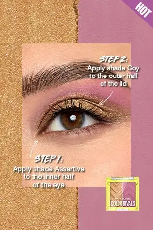 Maybelline - Palette Yeux Color Rivals Assertive X Coy Maybelline