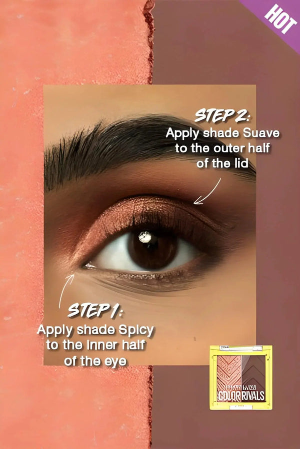 Maybelline - Palette Yeux Color Rivals Spicy X Suave Maybelline