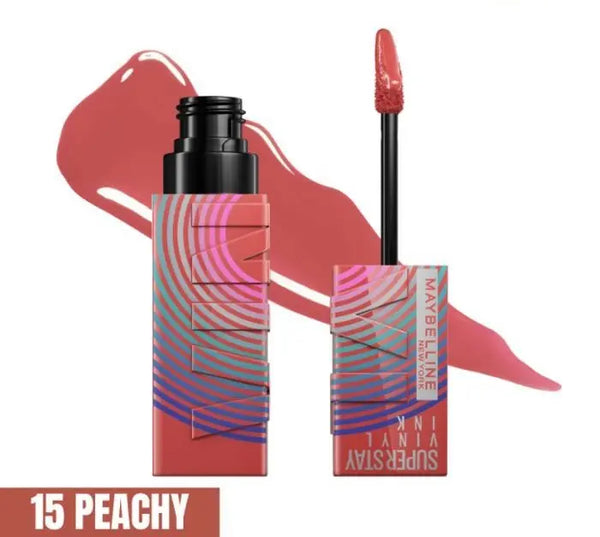 Maybelline - Rouge à Lèvres Superstay Vinyl Ink N°15 – Peachy Maybelline