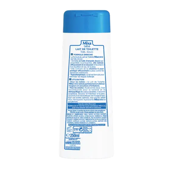 Mixa Bébé Lait de Toilette Très Doux 250ml Mixa bébé