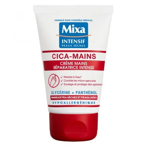Mixa Crème Mains Cica Réparatrice Intense Hypoallergénique 50ml Mixa expert