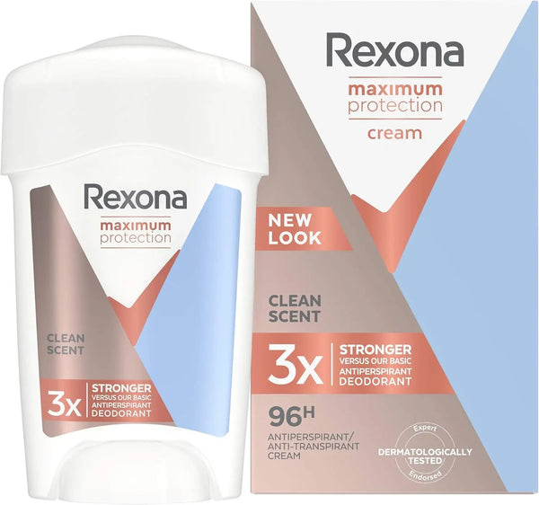 REXONA - Déodorant stick anti-transpirant, Maximum Protection rexona