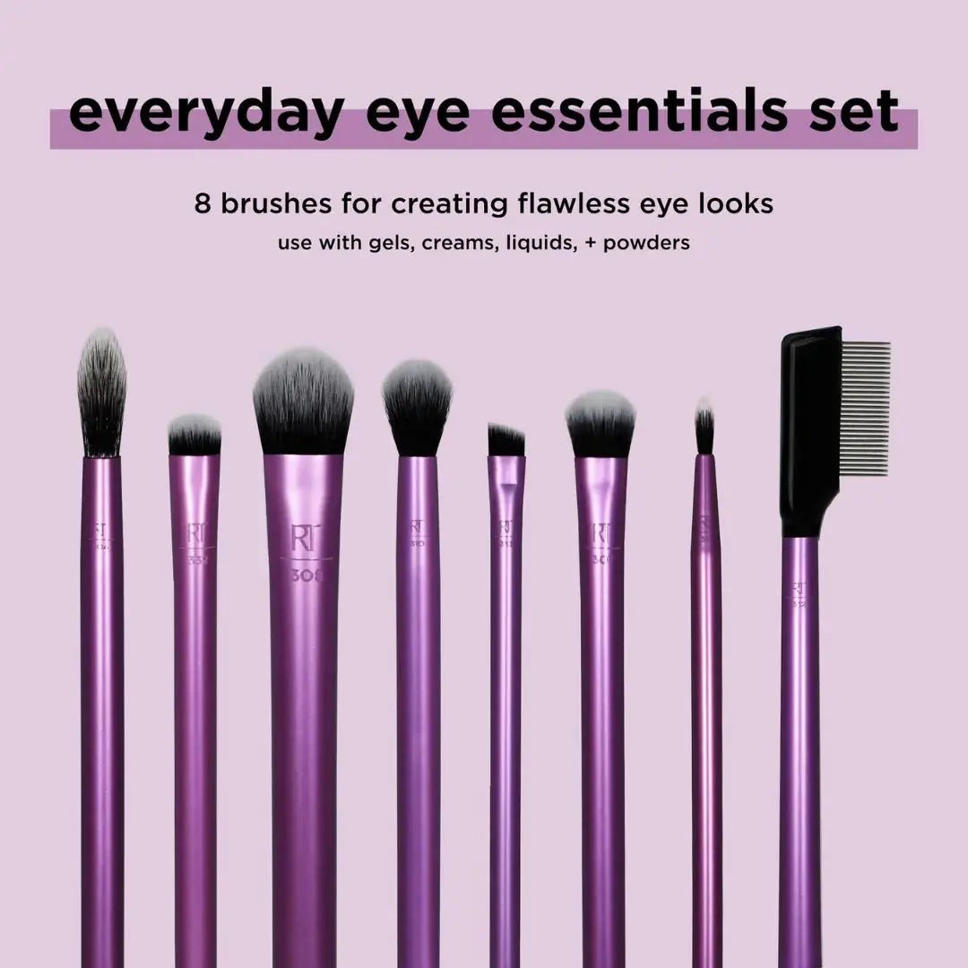 Real Techniques Everyday Eye Essentials brush set Real Techniques