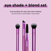 Real Techniques Eye Shade & Blend Eye Makeup Brush Trio Set Real Techniques