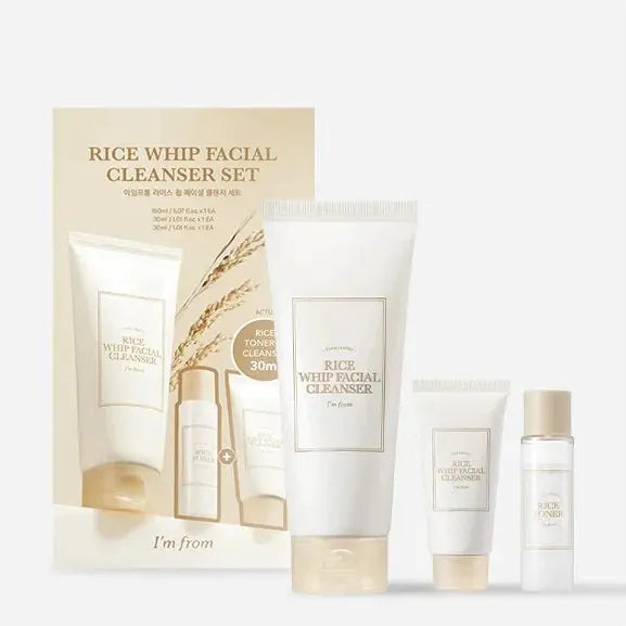 Rice Whip Facial Cleanser Set I'm from