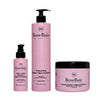 RoseBaie Gamme Kératine x Figue de Barbarie Shampoing Masque & Sérum Rose baie