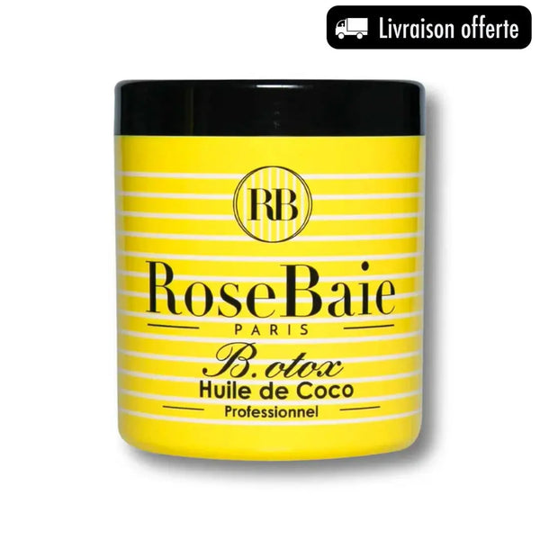 RoseBaie Masque Botox à L'huile de Coco 1L Rose baie