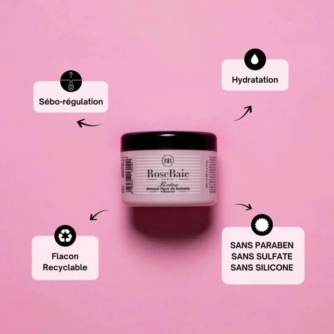 RoseBaie Masque Botox x Figue de Barbarie 250ml Rose baie