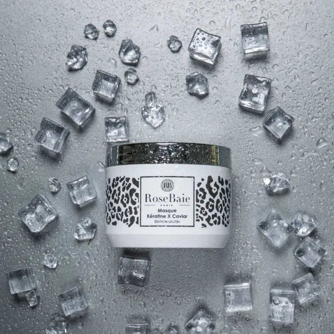 RoseBaie Masque Kératine x Caviar Réparation & Nutrition Intense 500ml Rose baie