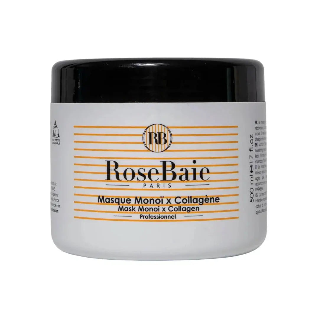 RoseBaie Masque Monoï x Collagène 500ml Rose baie
