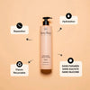 RoseBaie Shampoing Cheveux Bouclés x Huile d'Avocat 500ml Rose baie