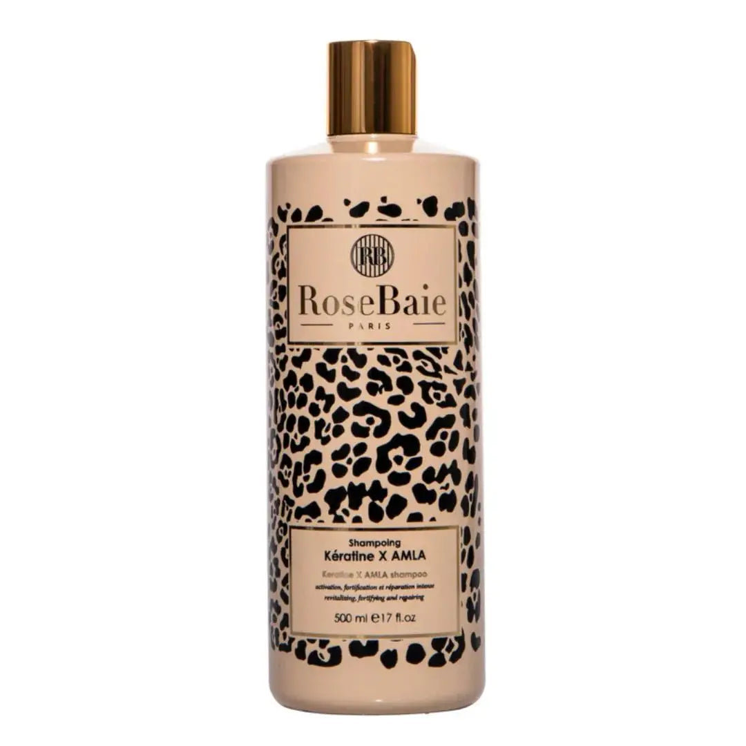 RoseBaie Shampoing Kératine x Amla Réparation & Hydratation 500ml Rose baie