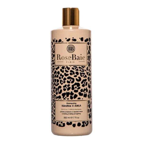 RoseBaie Shampoing Kératine x Amla Réparation & Hydratation 500ml Rose baie