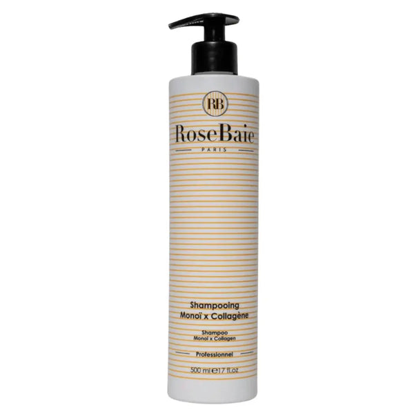 RoseBaie Shampooing Monoï x Collagène 500ml Rose baie