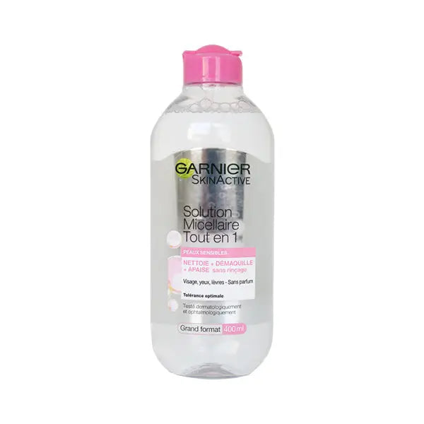 SKINACTIVE – EAU MICELLAIRE PEAUX SENSIBLES – 400ML Garnier