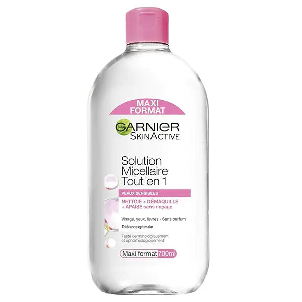 SKINACTIVE – EAU MICELLAIRE PEAUX SENSIBLES – 700ML Garnier