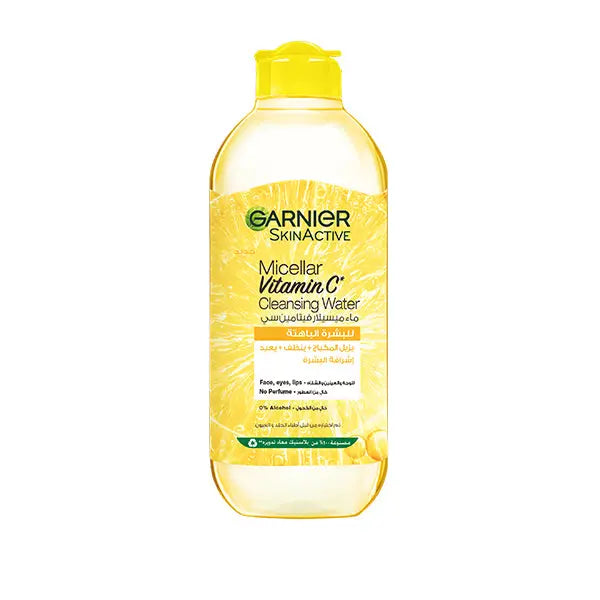 SKINACTIVE – SOLUTION MICELLAIRE NETTOYANTE AVEC DE LA VITAMINE C 400 ML Garnier