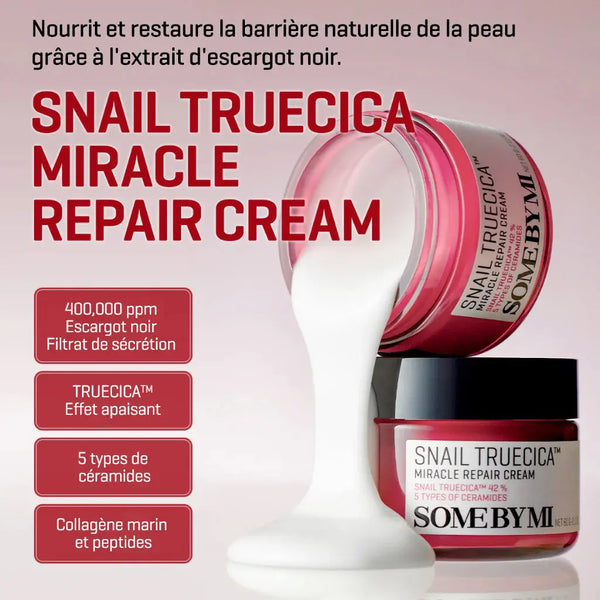 SNAIL TRUECICA MIRACLE REPAIR CREAM 60g Some By Mi