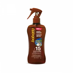 SPRAY HUILE SOLAIRE PROTECTRICE AU MONOÏ DE TAHITI BABARIA SPF 15 300ml Babaria