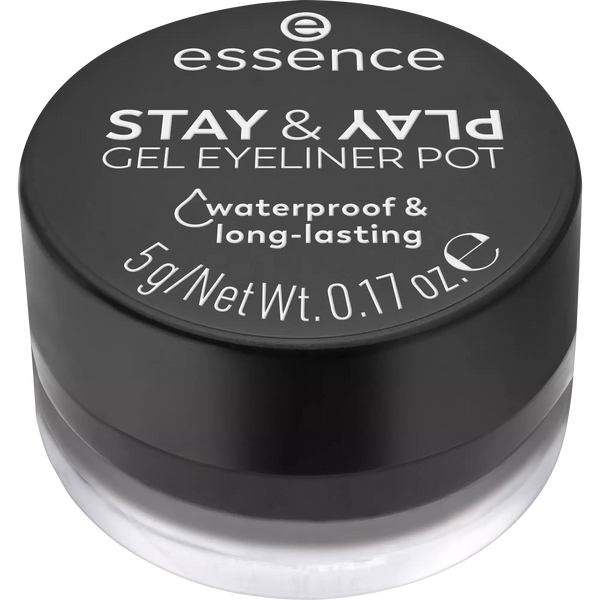 STAY & PLAY GEL EYELINER POT EYELINER GEL essence