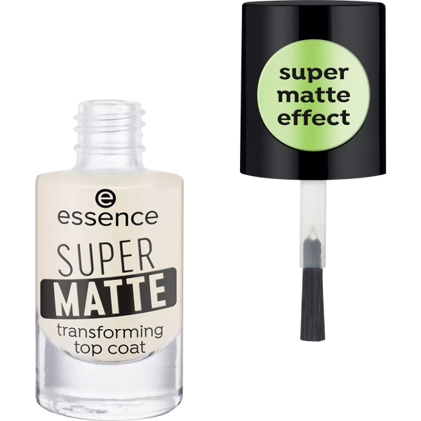 SUPER MATTE transforming top coat essence