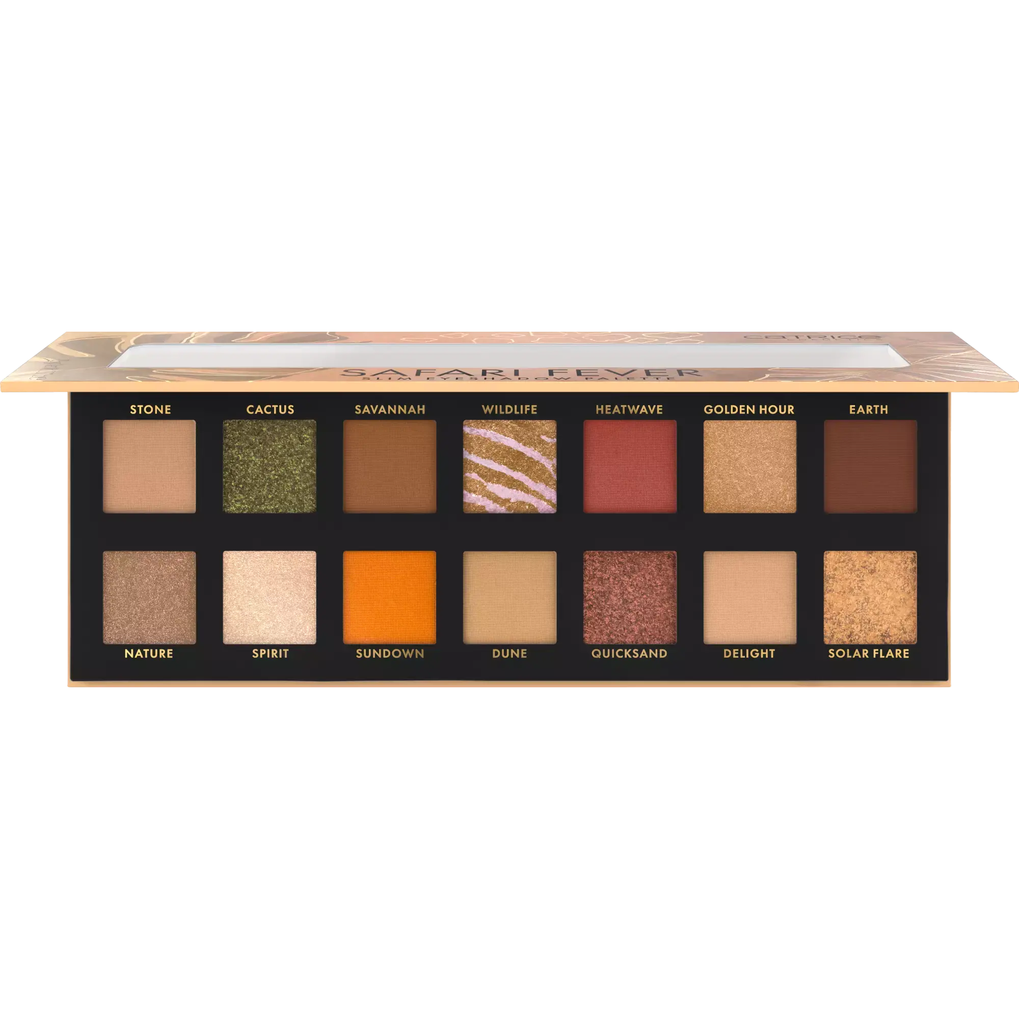 Safari Fever Slim Eyeshadow Palette fards à paupières catrice