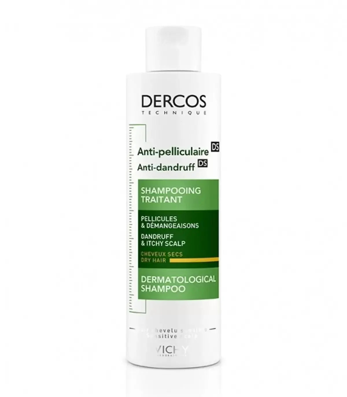 Shampoing Traitant Anti-Pelliculaire Cheveux Secs | 200ml Dercos