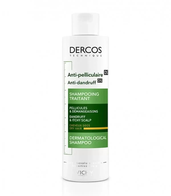 Shampoing Traitant Anti-Pelliculaire Cheveux Secs | 200ml Dercos