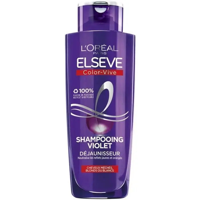 Shampooing Elsève Color Vive Purple – Protection Couleur (200 ml) L'oréal