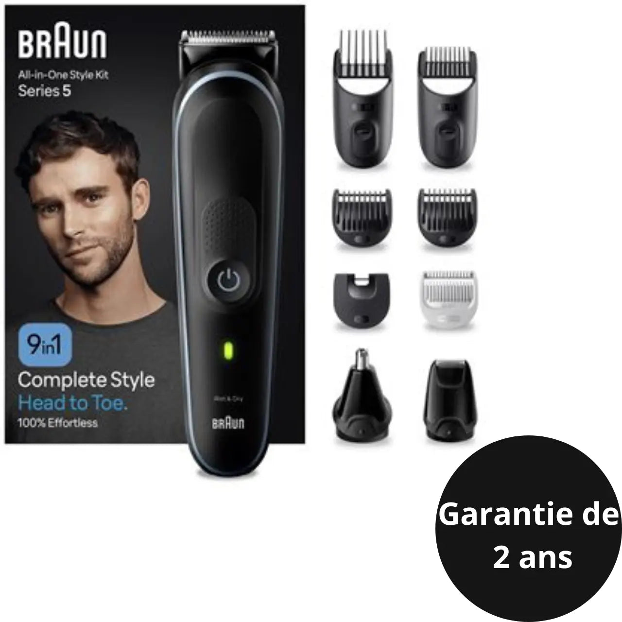Tondeuse braun all-in-one style kit serie 5 MGK5411 Braun