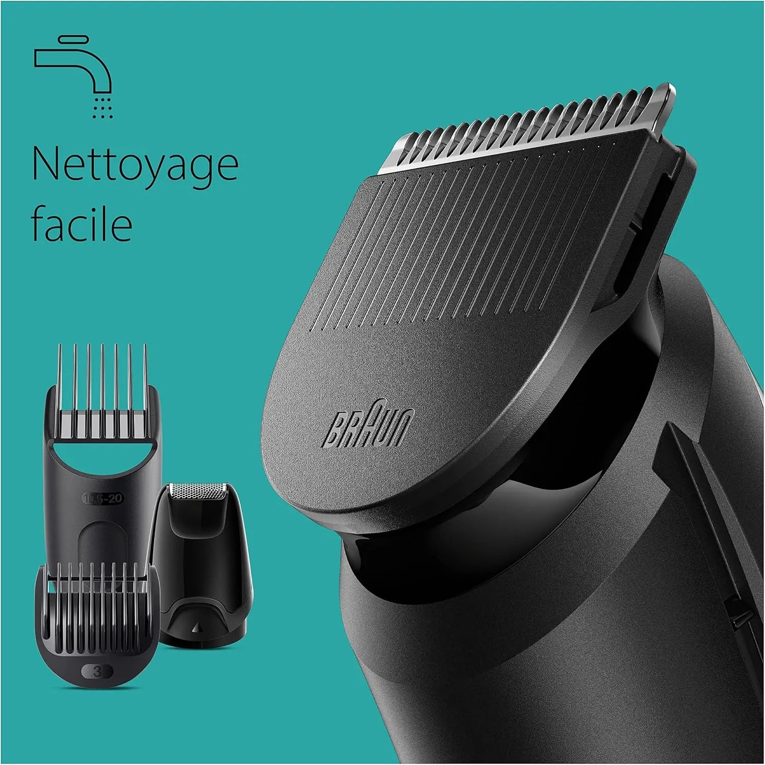Tondeuse braun hair clipper serie 3 MGK3411 Braun